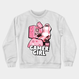 Cute Gamer Girl Crewneck Sweatshirt